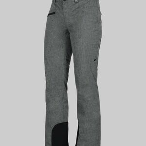 Obermeyer Women's Malta Ski Snow Winter Insulated Pants Size 2 Charcoal New